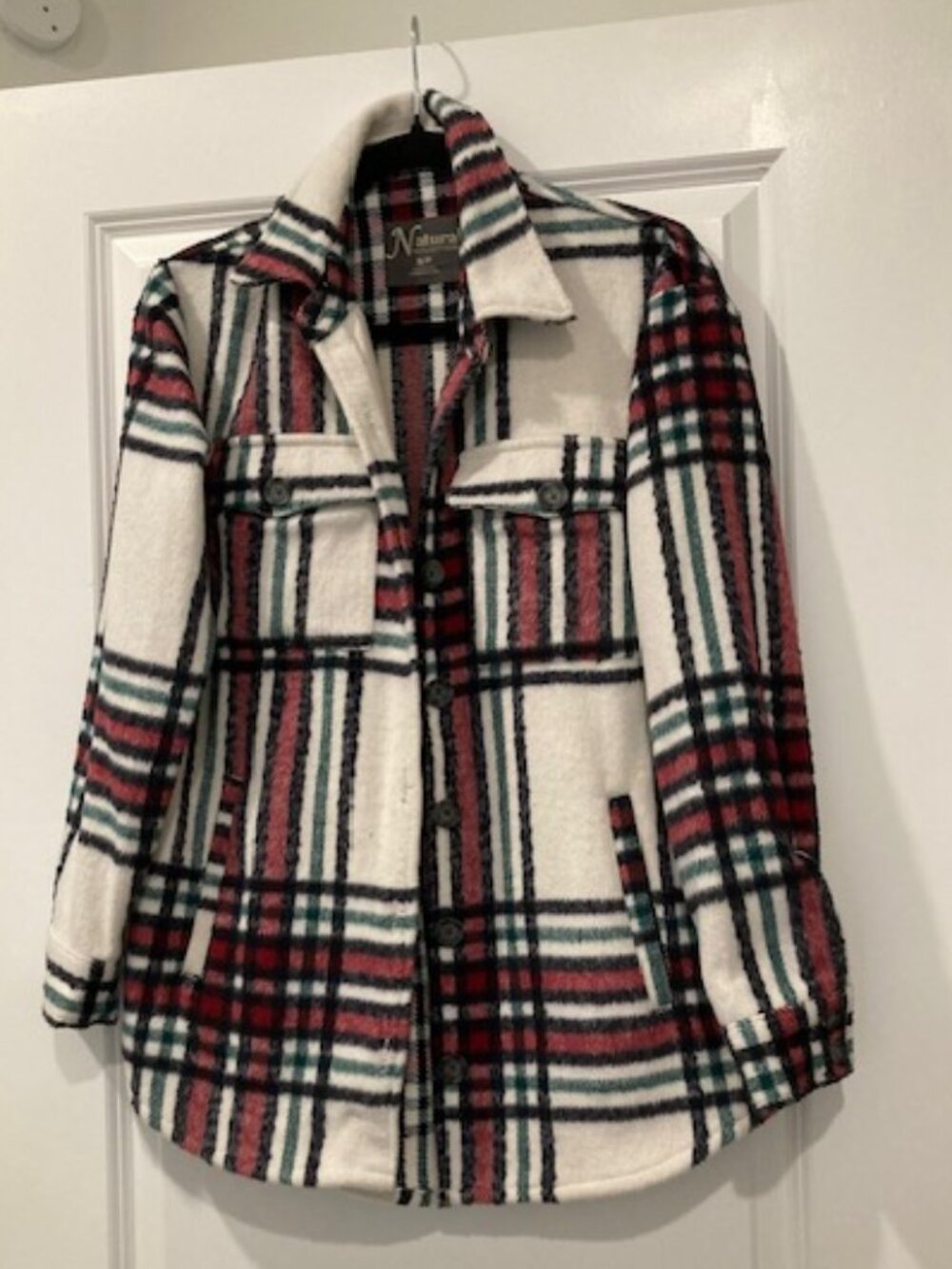 Natural Reflections Plaid Shirt Jacket - Size S/P